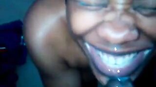 Naughty Girlfriend Sucking Till I Cum Hard