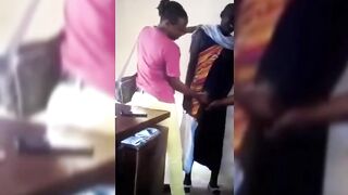 Naughty Kenyan Teachers Playing With Dick In Office