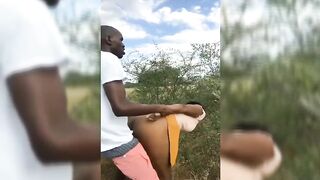 Kenyan Lovers Record Fuck In The Farm