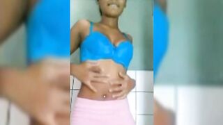 Cute Gaborone Girl Going Topless On Camera