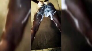 Naija Girl Bathroom Masturbation With Bottle