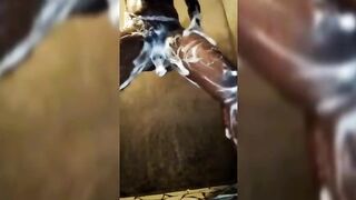 Naija Girl Bathroom Masturbation With Bottle