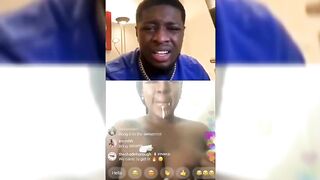 Thick African Lady Display Massive Boobs On Live Video