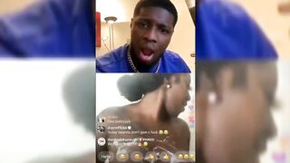 Thick African Lady Display Massive Boobs On Live Video