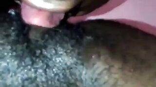 Sucking Her Wide Pussy