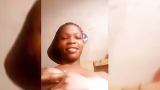 Video Of Kemi Flaunting Her Tits