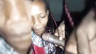 Botswana Girl Warona Sucking Dick