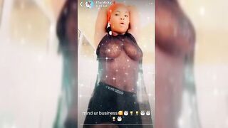 Naija Babe Efia Displaying Nice Tits