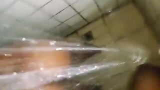 Naija Guy And Girlfriend Enjoying Shower Fuck