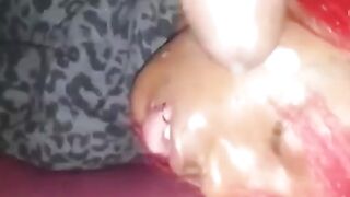 Cumming On The Face Of Hookup Girl
