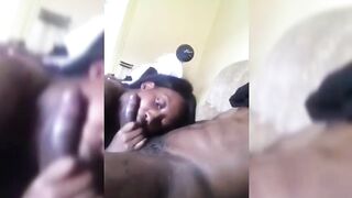 Newly Married Mrs Attah Sucking Dick