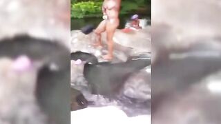 Ugandan Girls Bathing Naked In Village River