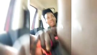 Kenyan Babe Jasmine Satisfy Her Urge In Car