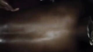 Thick Chocolate Booty Made Him Cum