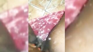 Making Herself Squirt So Heavily