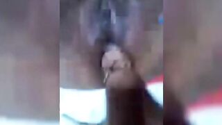 Ethiopia Woman Enjoying Full Hands In Pussy