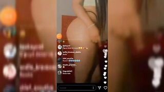 Naughty Babe On Instagram Live