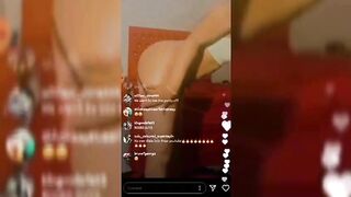 Naughty Babe On Instagram Live