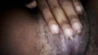 Rubbing Her Pussy On Close View