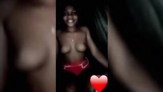 Victoria Showing Her Boobs In Video Call