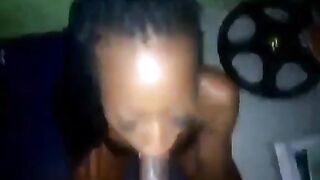 Kemi Sucking My Dick After Getting Drunk