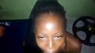 Kemi Sucking My Dick After Getting Drunk