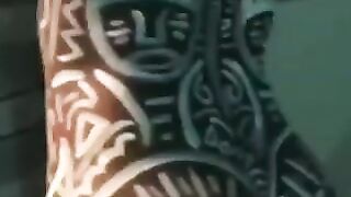 Nigerian Artist Painting Naked Girl