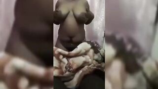 Mrs Aminu Recorded By Lover Naked