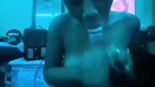 Halimah Giving Bf Blowjob