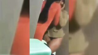 Having Threesome In Restroom Of Night Club