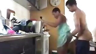 Kenyan Couple Sex In The Kitchen