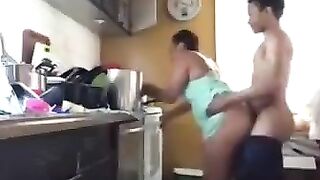 Kenyan Couple Sex In The Kitchen