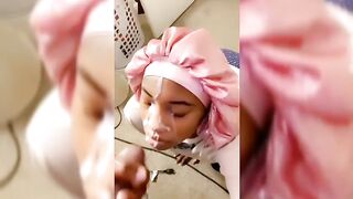 Johannesburg Babe Ashley Taking Cum On Face