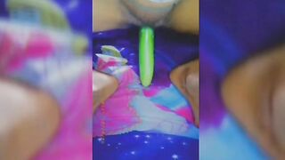 Naija Babe Humping Cucumber