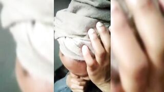 Sleepy Girlfriend Giving Blowjob