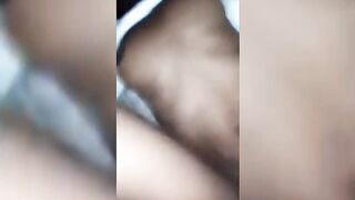 Teasing Hairy Pussy With Fat Dick