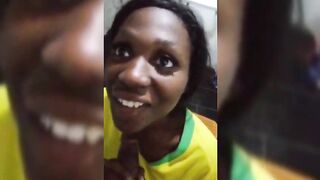 Delivery Girl Sucking My Dick In Bathroom