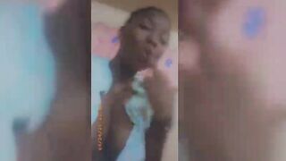 Prisca Showing Her Tits And Pussy