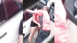 Horny Cab Driver Taking Payment In Kind