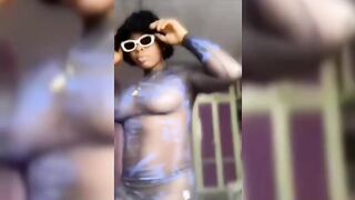Edo Babe Muna Dancing In Transparent Cloth