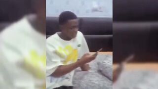 Yoruba Guys Playing With Runs Girl