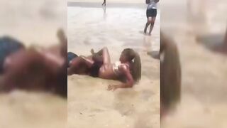 Naughty Couple Caught At The Beach