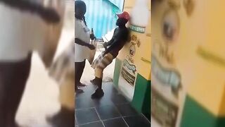 Tema Lady Sucking Laborer Outside