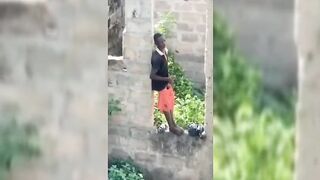 Lagos Boy Masturbating In Public