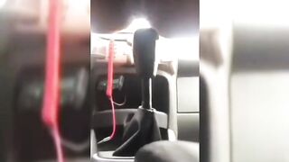 Horny Lady Humping Gear Stick