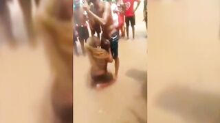 Ugandan Lady Sucking Dick In Public