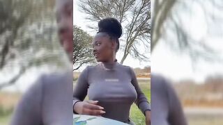 Vanessa Zokufa From Cape Town Flashing Her Boobs