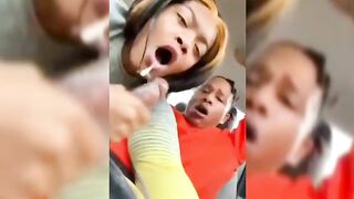 Cape Town Babe Joan Making Boyfriend Cum Hard In Car