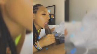 Beautiful Ethiopia Babe Lula Sucking Dick