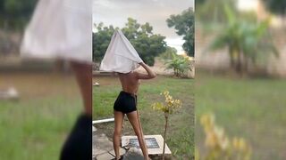 Ugandan Girl Diane Being Naughty Outside